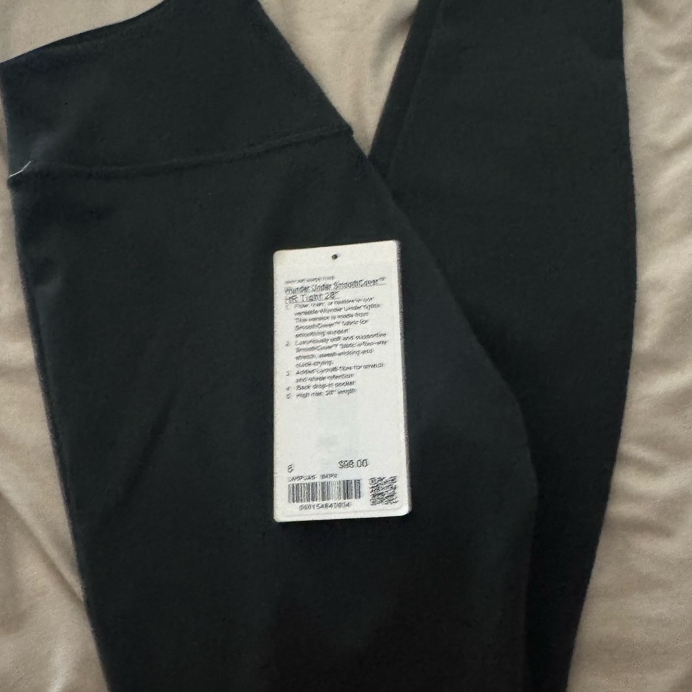 Lululemon Wunder Under Smoothcover HR 28” size 6 Blackened Pine NWOT